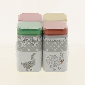 Банка для специй Деревня, металл 000000000001184524