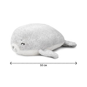 Игрушка мягкая 50±2см нерпа полиэстер 000000000001224821