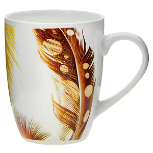 Кружка 350мл Перья M020186/R030120 фарфор 000000000001168383