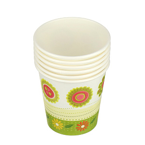 Набор одноразовых стаканов Лужайка Европак Трейд, 250мл, 6 шт. 000000000001144346