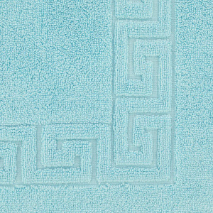 Полотенце для ног 50х70см АЛТЫН АСЫР Стандарт жаккардовое 700гр/м2 Без бордюра Светло-голубое махровое АА005005 000000000001205422