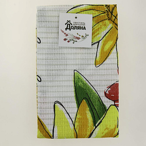 Полотенце кухонное 35х60см Доляна Happiness looks 160гр 100%хлопок 000000000001206669