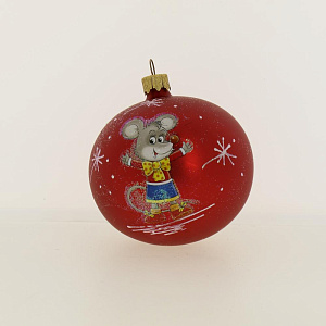 Шар 4,5 Цирк стекло 9см NP-1286 000000000001039411