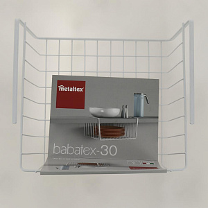 Полка подвесная 30х26х14см METALTEX Babatex нержавеющая сталь 000000000001204521