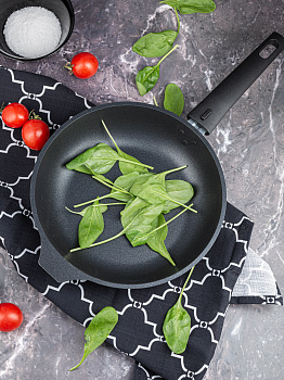 Сковорода 22х5см KUKMARA съемная ручка антипригарное покрытие черный литой алюминий 000000000001204804