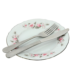 Тарелка Бледные Розы Люкс Хауз, 19 см 000000000001005684