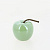 Фигура декоративная 6х5,5см Яблоко зеленый керамика 000000000001209223