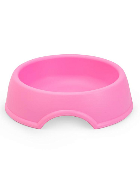 Миска для животных 14х4см одинарная в ассортименте полипропилен 000000000001229121