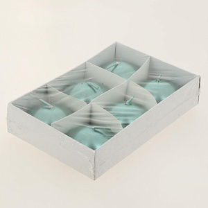 Декоративный Набор свечей "Металлик" 6шт. 20гр. (микс) R010696 000000000001196379