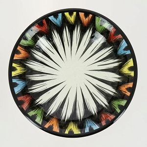 Блюдо (ляган) 20см ROSHIDON CERAMIK глубокий рисунок атлас керамика 000000000001211146