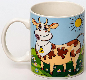 Кружка фарфор 350мл СОЛНЕЧНЫЙ ДЕНЬ OLAFF 200-08023 000000000001202086