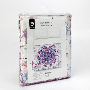 Покрывало "Этель" Мандала, 200*215 см, хлопок 3989300 000000000001185841