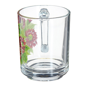 Кружка Хризантема Pub Красная Pasabahce, 250мл 000000000001097965