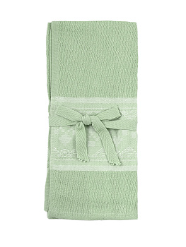 Полотенце кухонное DE'NASTIA 40x60см 100%Хлопок зелёный D100024 000000000001191105