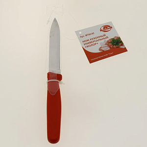 Нож кухонный универсальный ""Колор"" общая длина 20 см, длина лезвия 10 см. МТ60-85.Изготовлен: лезвие из нжс, ручка из пластмассы 000000000001189992