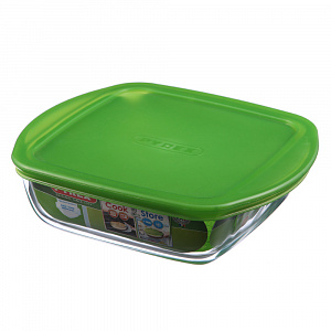 Форма для запекания 1л 20x17x6см PYREX Cook&Store с крышкой стекло 000000000001088910