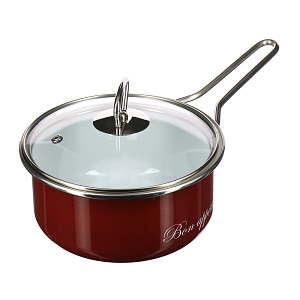 Ковш 1,5л VITROSS Bon appetit цилиндрическая форма эмалированная сталь 000000000001145513