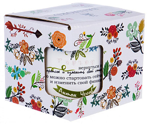 Кружка 440мл BALSFORD Мудрость в ассортименте подарочная упаковка фарфор 000000000001193960