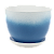 Горшок для цветов декоративный керамический Люкс бело-голубой №3 2л ГК 21 000000000001200888