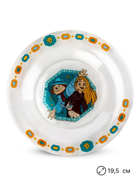 Набор детской посуды 3предмета ND PLAY Волшебник изумрудного города Дизайн2 подарочная упаковка стекло 000000000001227484