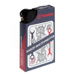 Набор инструментов 19 предметов TUNDRA подарочный чехол с карабином металл 000000000001211080
