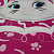 Махровые полотенца 44 котёнка Девочки фуксия, 100% хлопок. Материал - махра/велюр, яркий детский рисунок . Размер 60 х 120см.110022 000000000001196738