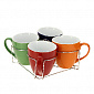 Набор кружек Wellberg, керамика, 5 предметов
