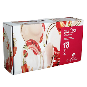 Столовый набор Юлианна Matissa, 18 предметов 000000000001139170