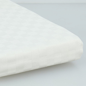 Наволочки 2шт 70х70см DE'NASTIA бежевые сатин-клетка хлопок100% 000000000001208204