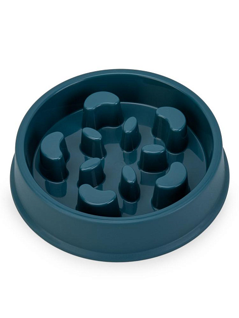 Миска для животных 400мл для медленного поедания корма микс полипропилен 000000000001229116