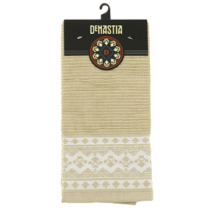 Полотенце кухонное 40х60см DE'NASTIA золото вельвет 100%хлопок 000000000001207130