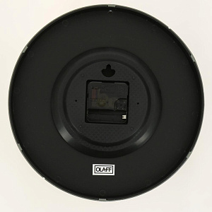 Часы настенные 27х27х4,2см OLAFF трёхцветные тихий ход 152-33044 000000000001205680