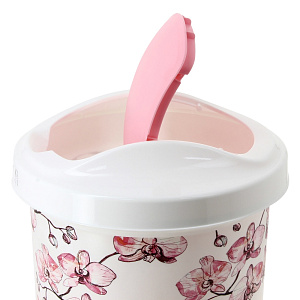 Контейнер для мусора Орхидеи Swip, 12л 000000000001154011