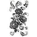 Стикеры Черная роза Room Decoration 000000000001127356