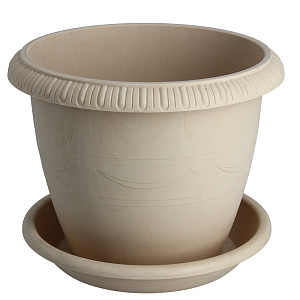 ГОРШОК Д/ЦВЕТОВ С ПОДДОНОМ LE JARDIN D=15  1.6 Л. 101-3 МР ЗОЛОТОЙ 000000000001016643