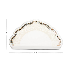 Салфетница Stephanie с перламутром золото фарфор 000000000001219788