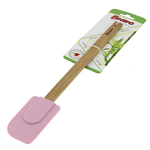 Кулинарная лопатка Bravo, 30х5 см, силикон, бамбук 000000000001153112