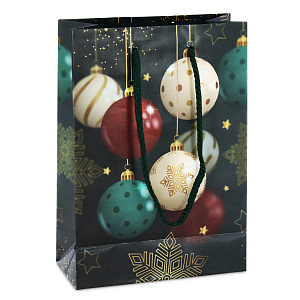 Сумка бумажная 14х20х6,5см ОПТИМА ламинированная 000000000001215515