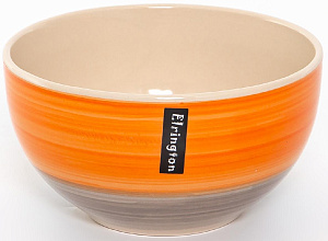 Салатник 14см/500мл ELRINGTON АЭРОГРАФ Оранж керамика 000000000001211179