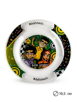 Набор детской посуды 3 предмета ND PLAY Влад А4 и компания стекло 000000000001221868