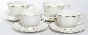 Набор чайный 8 предметов (чашка 220мл-4шт/блюдце-4шт) BALSFORD ОРНЕЛЛА фарфор 000000000001212782