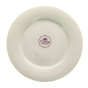 Тарелка обеденная 26см TUDOR ENGLAND Royal Sutton белый фарфор 000000000001181769
