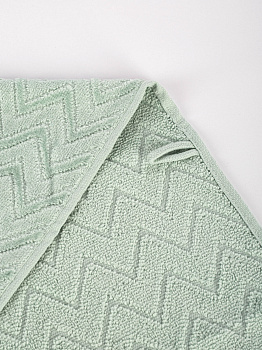 Полотенце махровое 100х150см LUCKY Зигзаг мятный хлопок-100% 000000000001214741