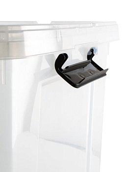 Контейнер для хранения 155л с крышкой прозрачный полипропилен 000000000001227855