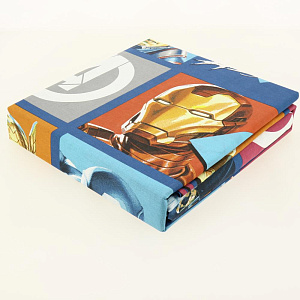 Комплект постельного белья 1,5-спальный Avengers пододеяльник 143х215см простынь150х214см наволочка 50х70см-1шт бязь хлопок 000000000001206728