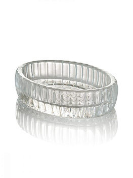 Мыльница 14x9,5x3см DE'NASTIA Граненое стекло прозрачный стекло 000000000001218913