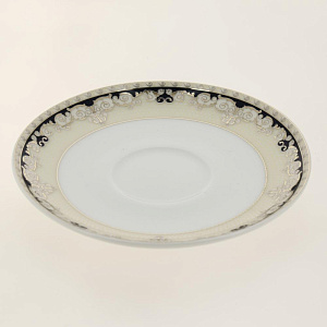 Н-р п 21пр,6чаш220+6блюд+сах-ца+мол-к+6тарелок200мм,синий в золоте106-03002 000000000001180700