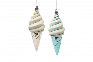 Набор декоративное украшение 13х5х5см ФЕНИКС-ПРЕЗЕНТ Мороженое 2шт полиэтилен 000000000001179876
