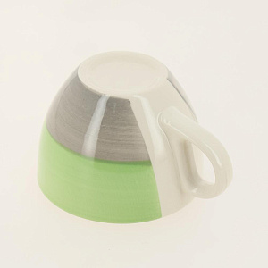 Пара чайная 250мл/блюдце ELRINGTON АЭРОГРАФ зелёный керамика 000000000001205667