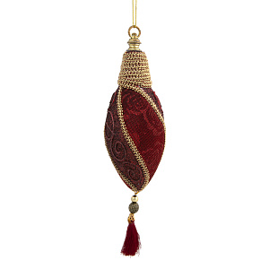 ДУ Подвес с кисточкой бархат красн.26х6х6см 78508 000000000001179661